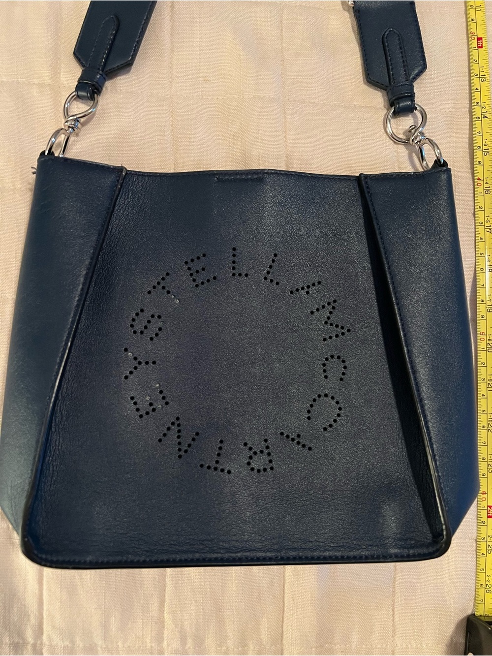 Stella McCartney $995 navy crossbody bag - Picture 4 of 15